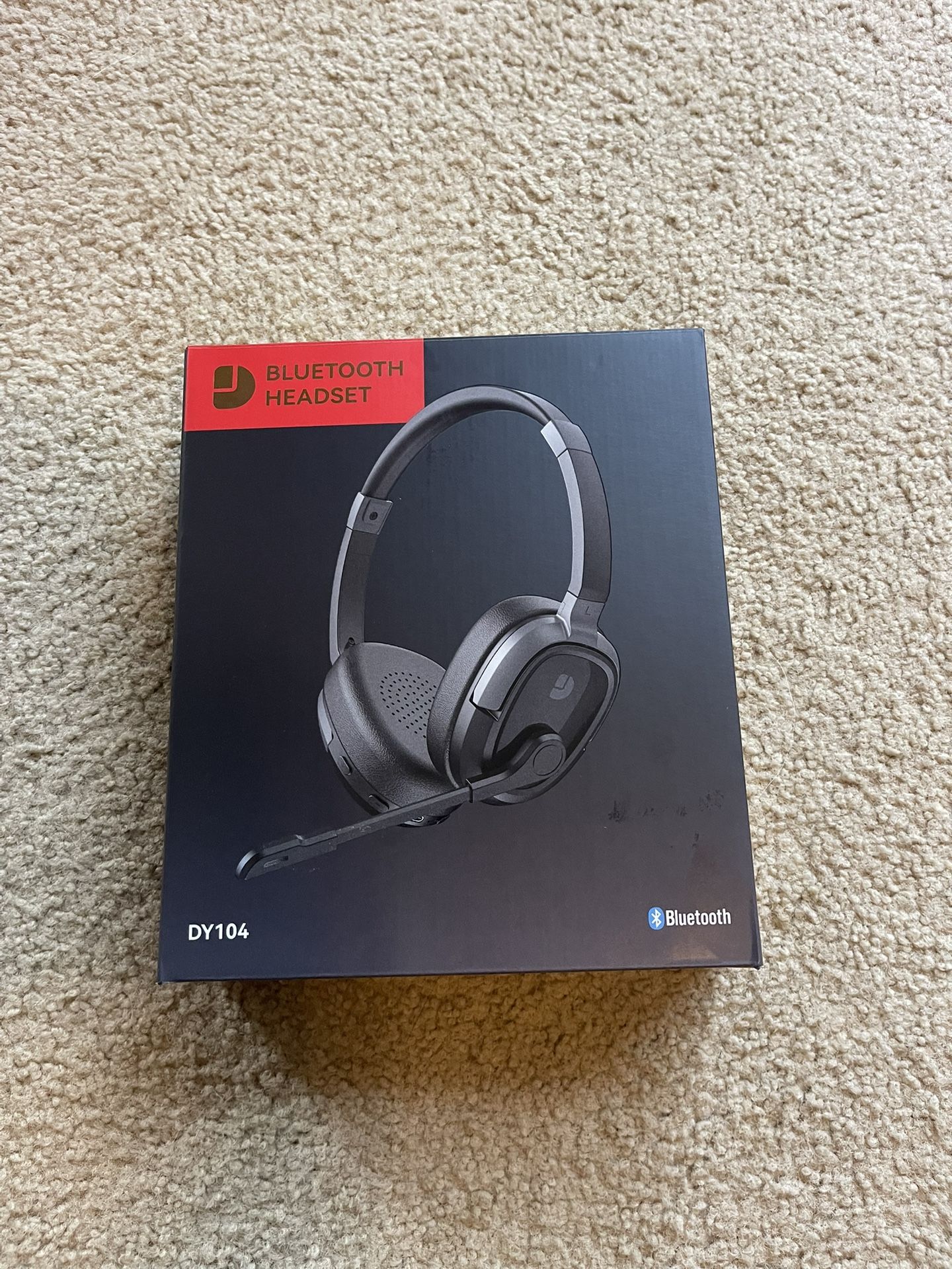 Bluetooth Trucker Style Headphones/Headset with Mic/AI Noise Cancelling,