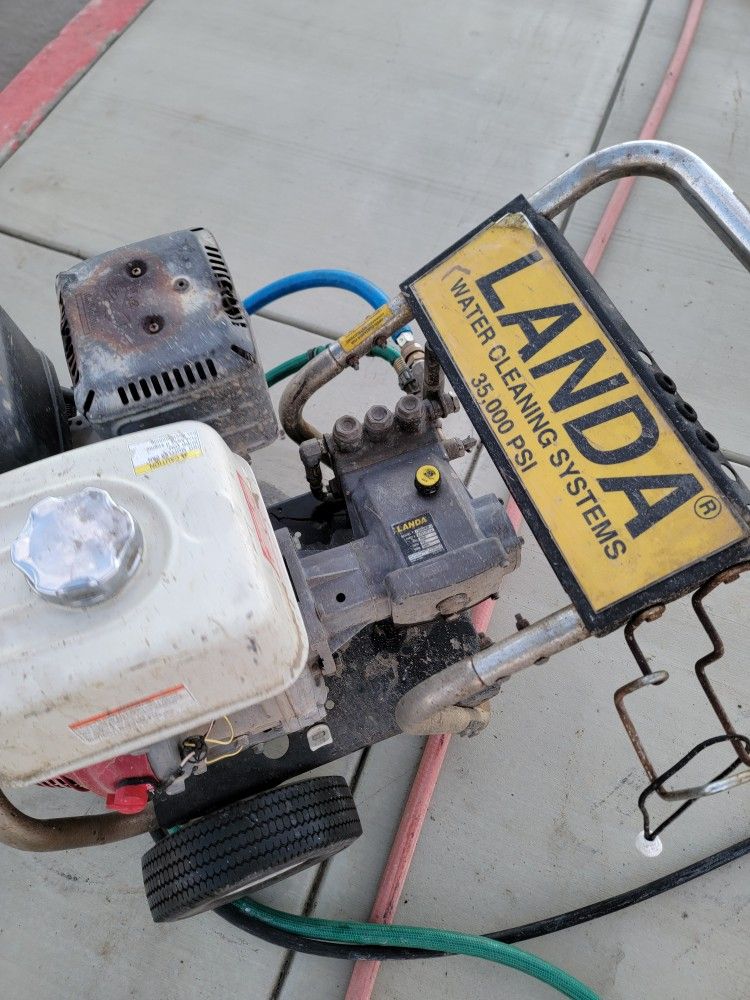 Landau Pressure Washer Used Works Good Honda Gx390 Landa Pressure Pump