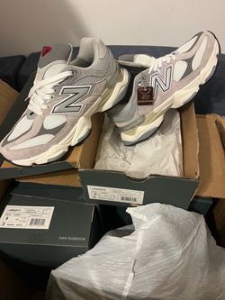 New Balance 9060 Grey Sneakers with Box