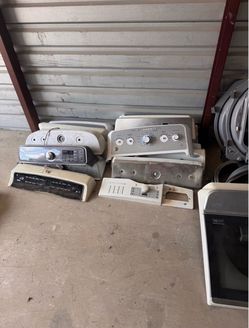 washer and dryer control panels