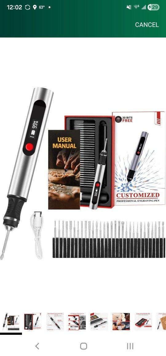 Cordless Electric Engraver Pen