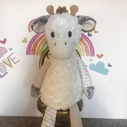 AURORA WORLD PURELY LUXE GIRAFFE PLUSH - 20 INCH LARGE-  WHITE AND TAN - SILKY SOFT 