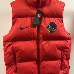  Nike GSW City Edition PRIMALOFT Puffer Vest Large BRAND NEW