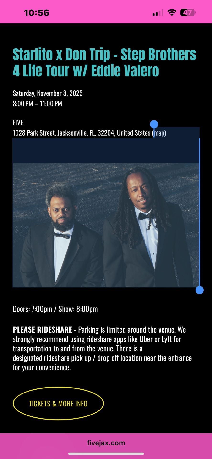 Don Trip And Starlito Tickets Jacksonville Five