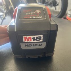 Milwaukee  M18 12.0 Battery