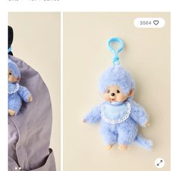Monchhichi Keychain