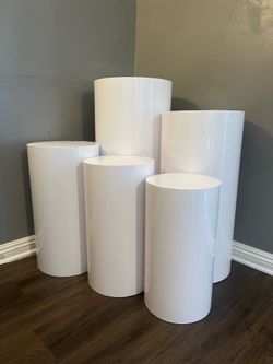 Cylinder Cake and Treat Stands