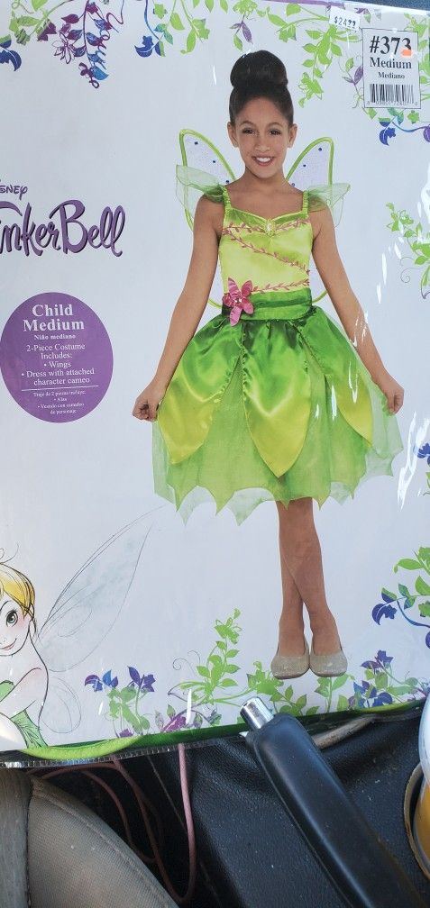 DISNEY TINKERBELL COSTUME NEW