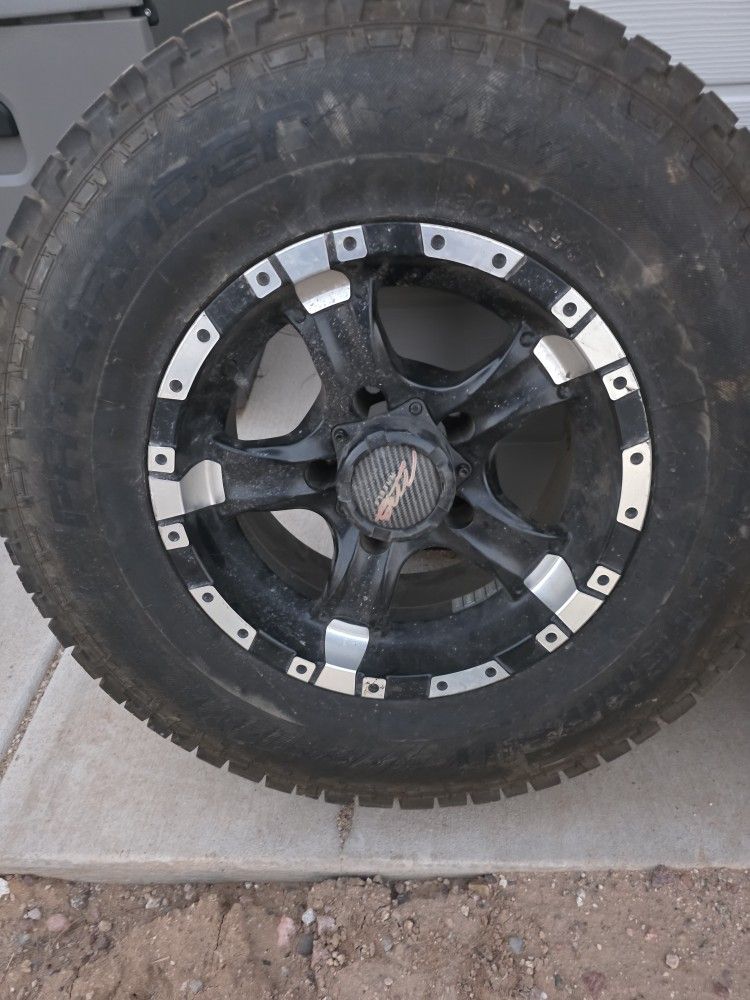 5 Lug 15 Inch Wheels With Tires