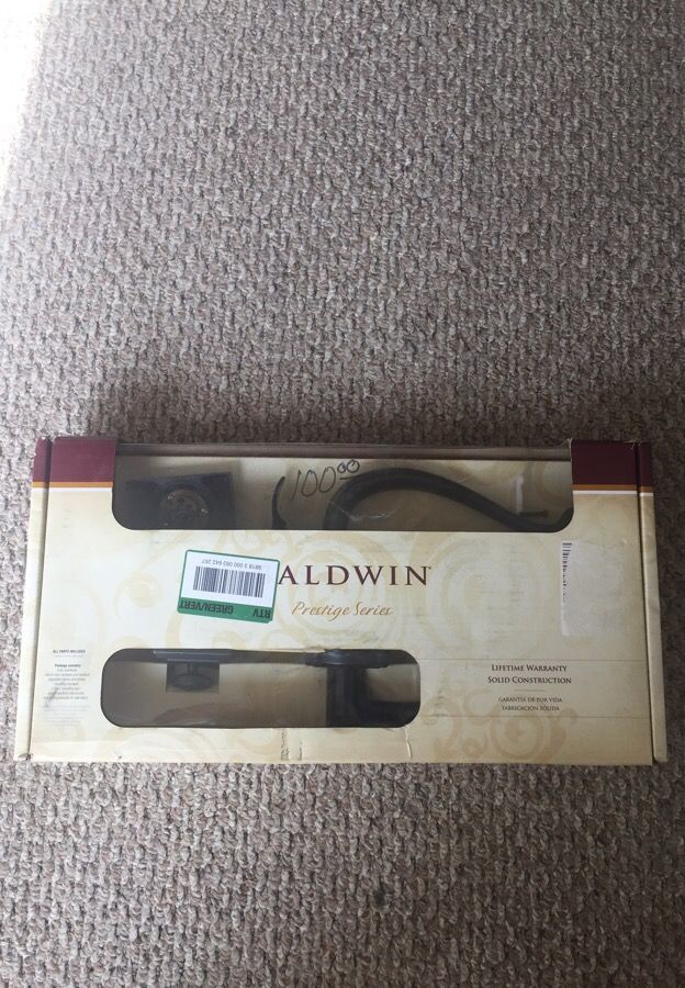 Baldwin prestige series smart key entry handleset NIB