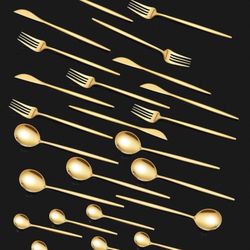 24 Pc Silverware 