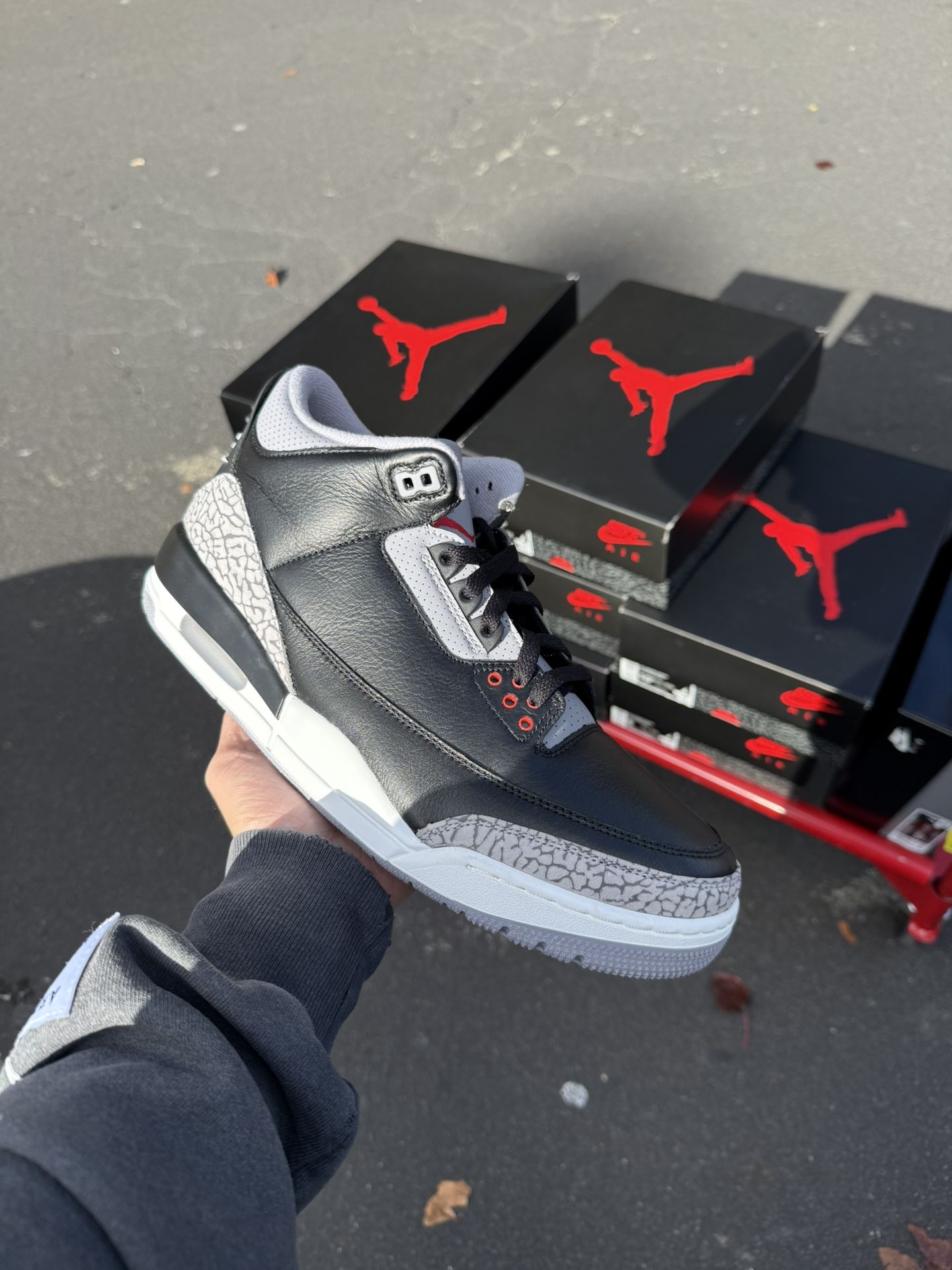 Air Jordan 3 Black Cement 2024