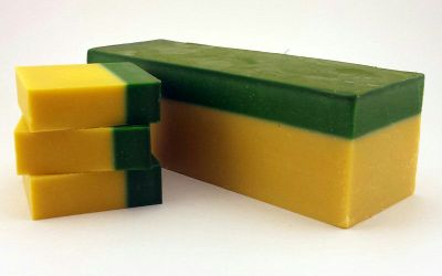 Grapefruit tangerine soap loaf