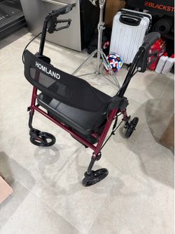 Foldable Walker with Seat