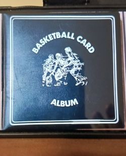 BOOK FULL OF BASKETBALL CARDS