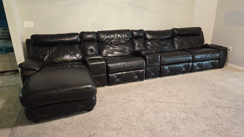 Genuine Leather Sofa