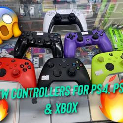 NEW CONTROLLERS FOR PS4, PS5 & XBOX