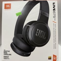 Brand New Jbl Live675nc Headphones Adaptive Noise Cancelling Brand New