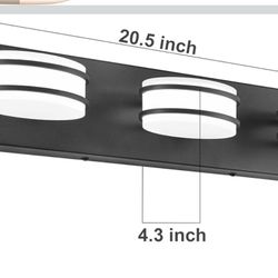 New 3 Color Temperature Dimmable Bathroom Light