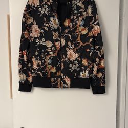 Men’s Floral bomber jacket
