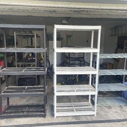 Garage Storage Shelves 5 Total 