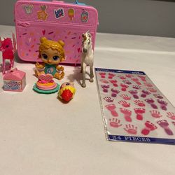 Baby Alive Doll & Case + Toys Girls Toy Bundle