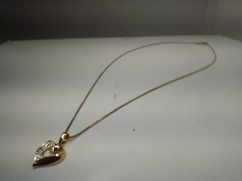 925 Silver Ross Simons Heart Pendant Necklace, Italy