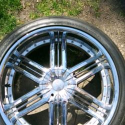 24" Chrome rims