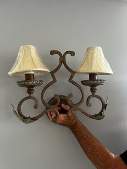 Vintage Wrought Iron Wall Lighting