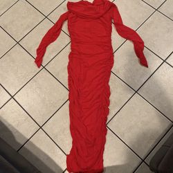 Long Red Dress