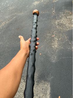 Irish blackthorn walking cane stick