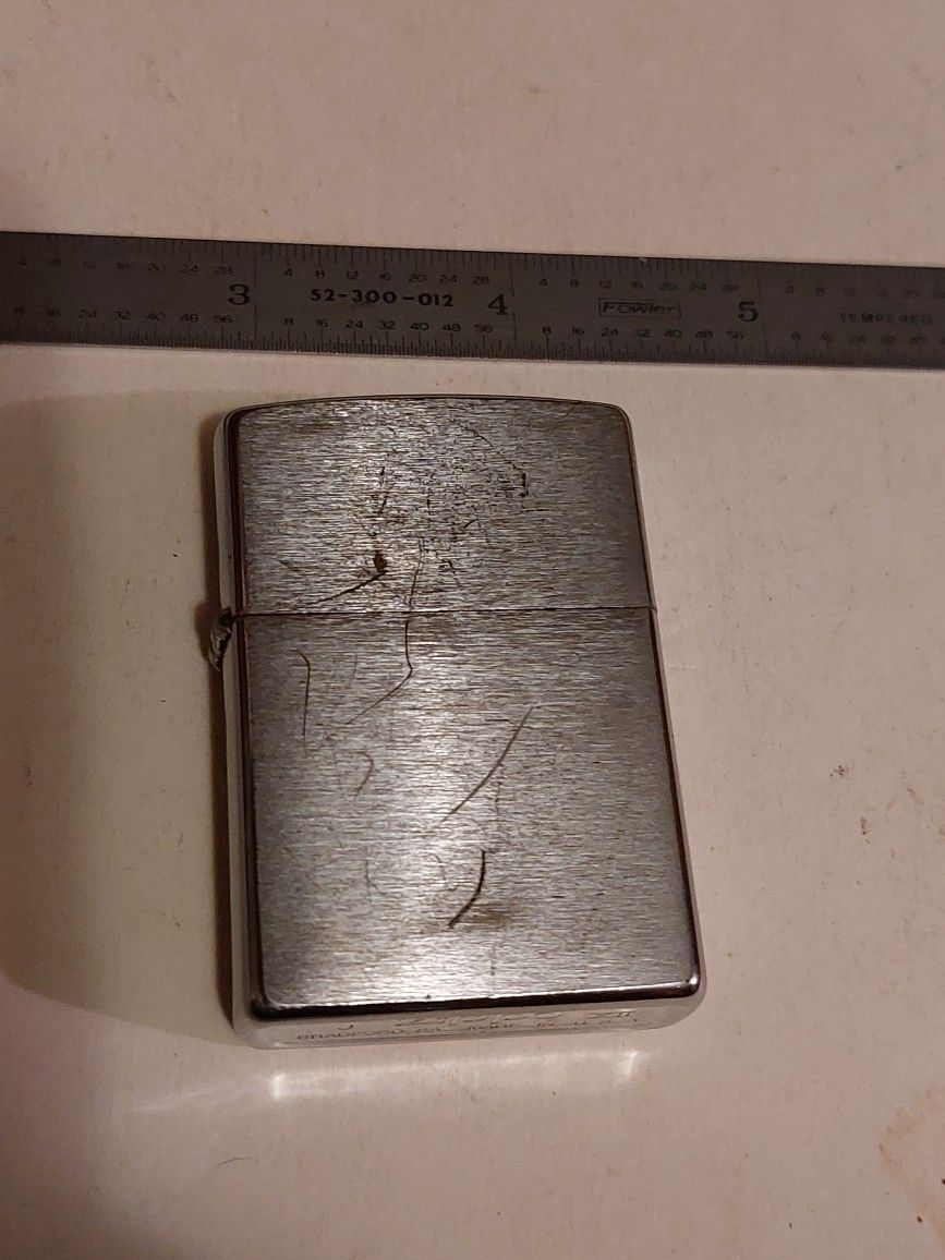 Vintage 1996 Zippo Lighter Stainless