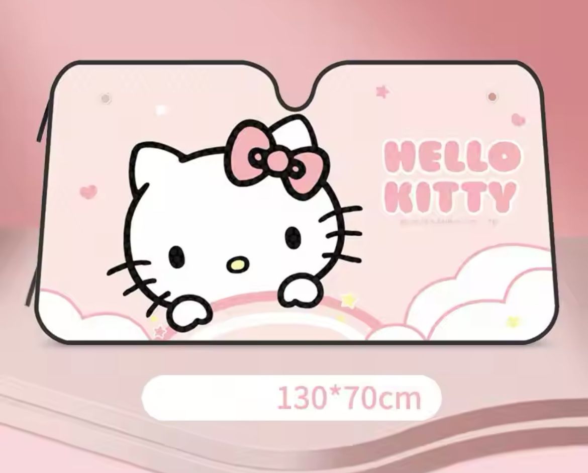 Hello Kitty Car Window Cover