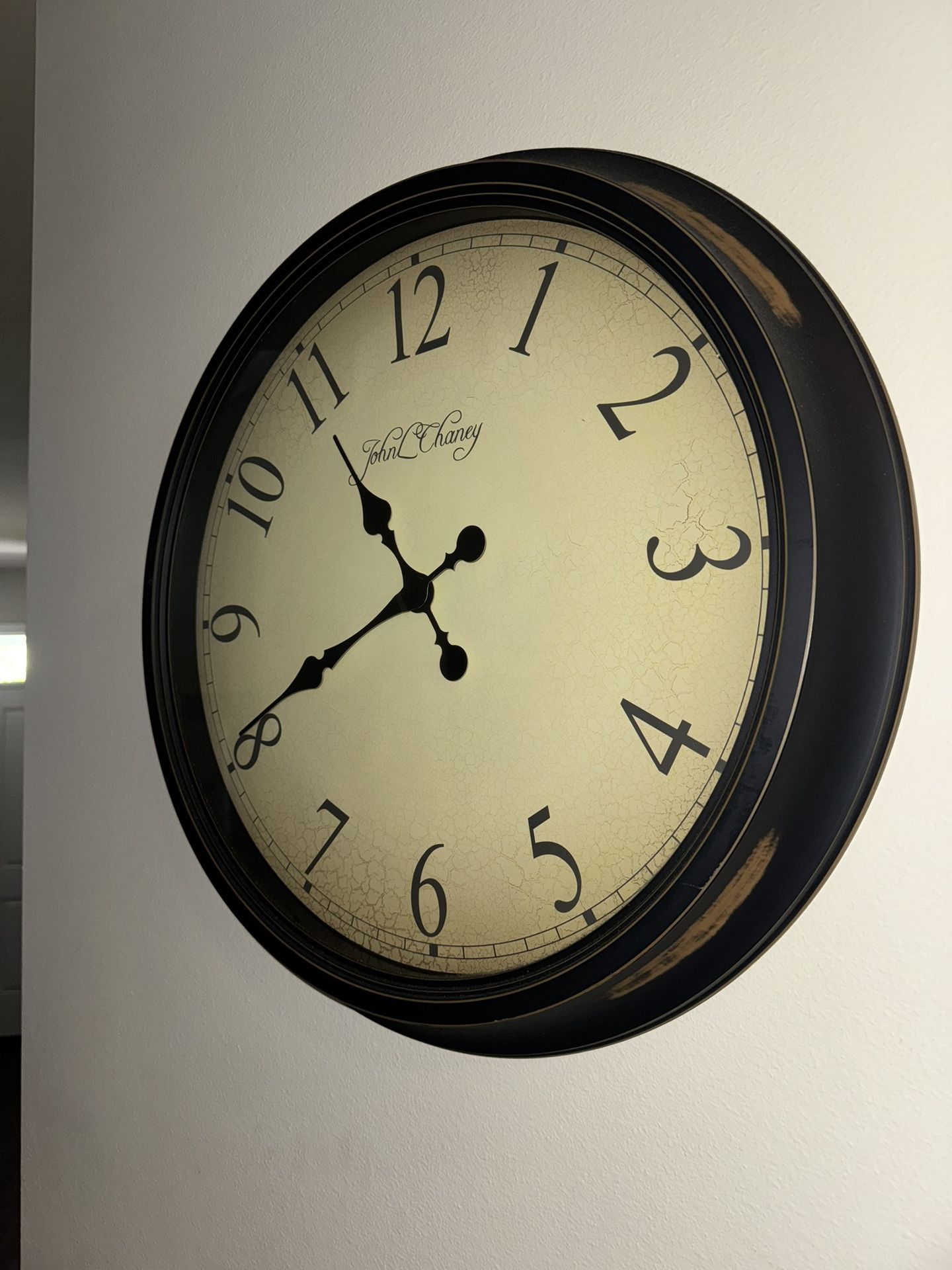 Black & Gold Wall Clock β Decorative Only- 23β