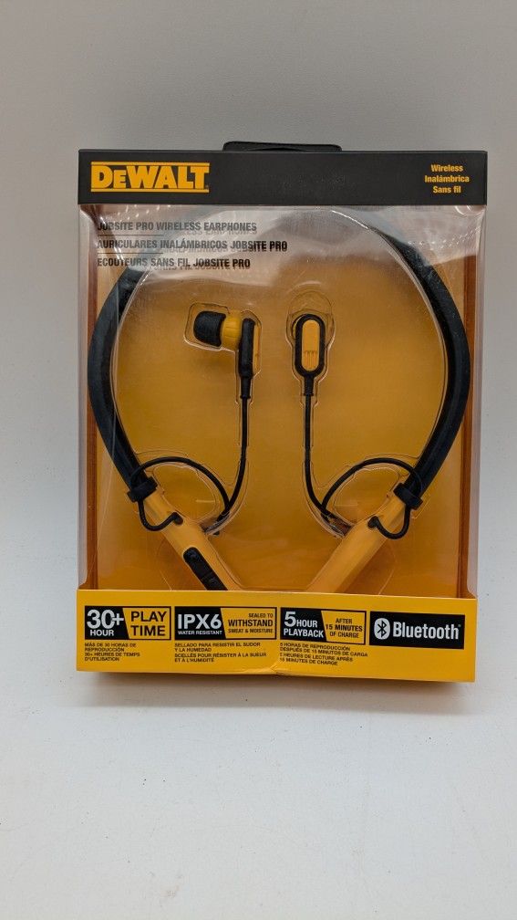 DeWalt Jobsite Pro Wireless Earphones (dxma1902091a)