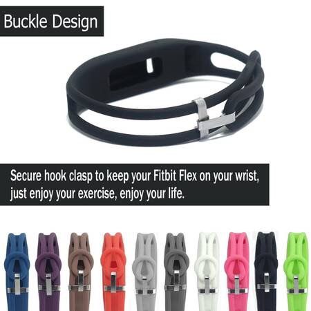 Fitbit FLEX Wireless Activity Fitness Sleep Tracker + Wristband Black Blue Grey