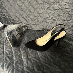 Black Sling Heel