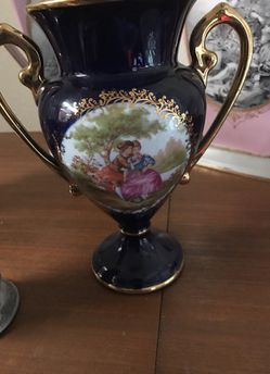 French Limoges Vase