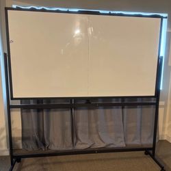 Huge Rolling White Board