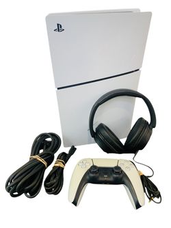 Sony PlayStation 5 Slim Digital PS5 825GB White Console Gaming System CFI-2115