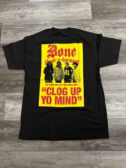 Men’s Bone Thugs Clog up yo mind shirt large black