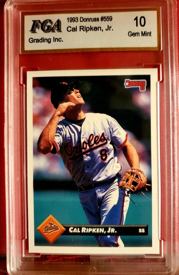 CAL RIPKEN JR. 93 DONRUSS CARD GRADED 10 GEM MINT - www.disolcolor.com