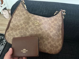 Coach bag with wallet