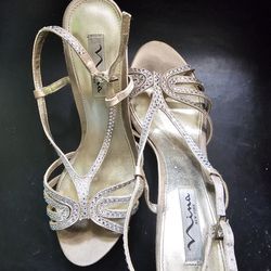 Shoes With Beautiful Crystals.