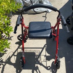 Drive Walker with seat and basket