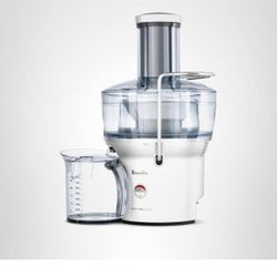 Breville BJE200XL Juice Fountain Compact Centrifugal Machine, 25 fl oz, Silver
