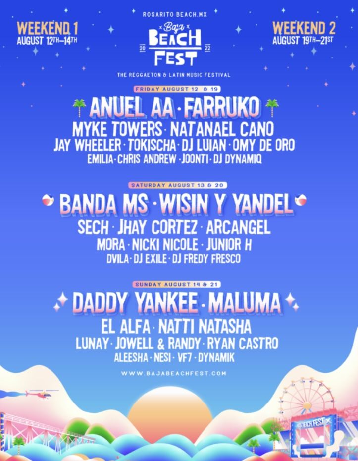 VIP Baja Beach Fest tickets