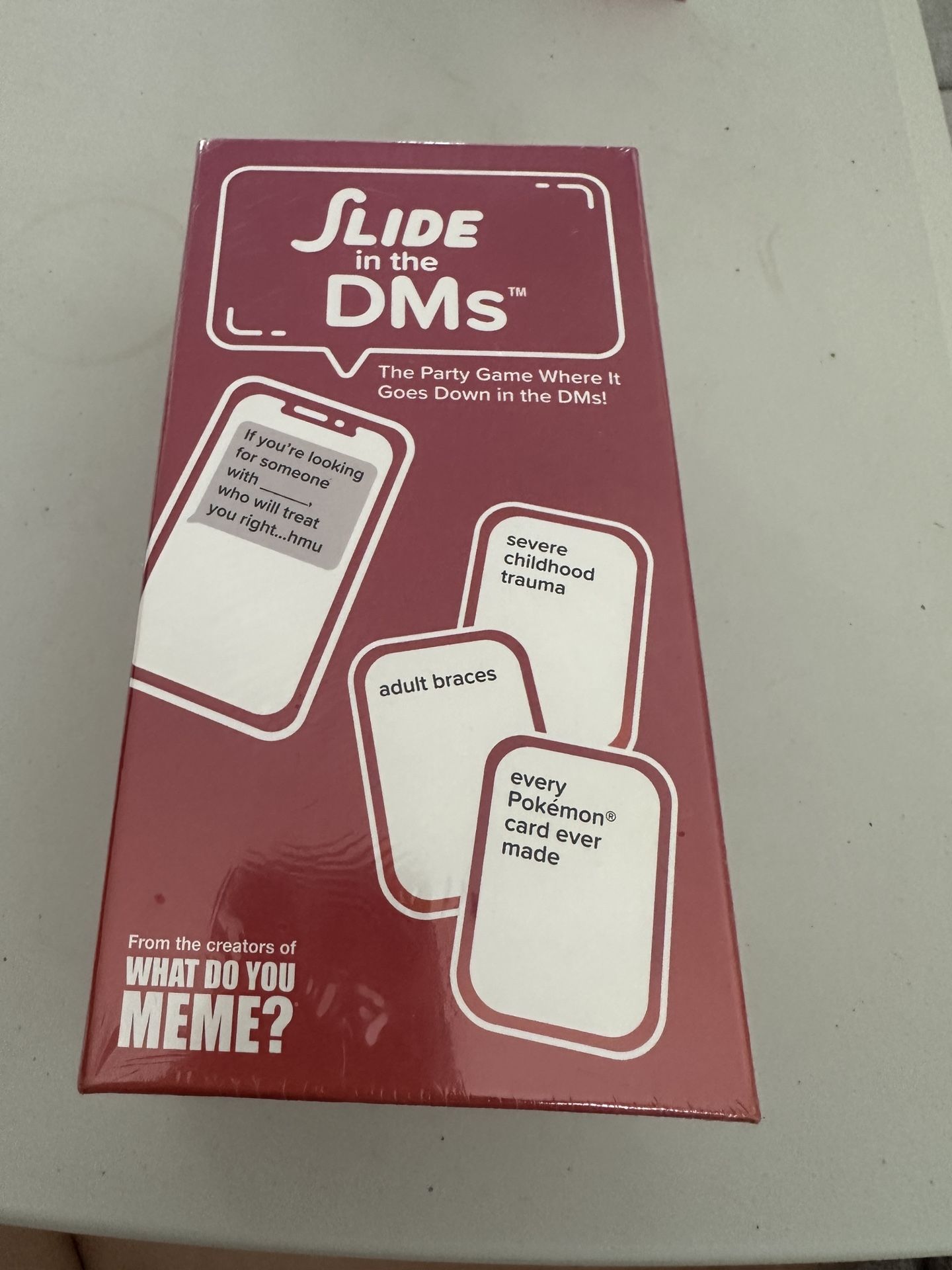 Slide in the DMs Card Game