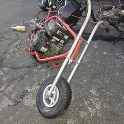 Cat Mini Bike 212cc Predator Only Need Put Chain Back And Seat
