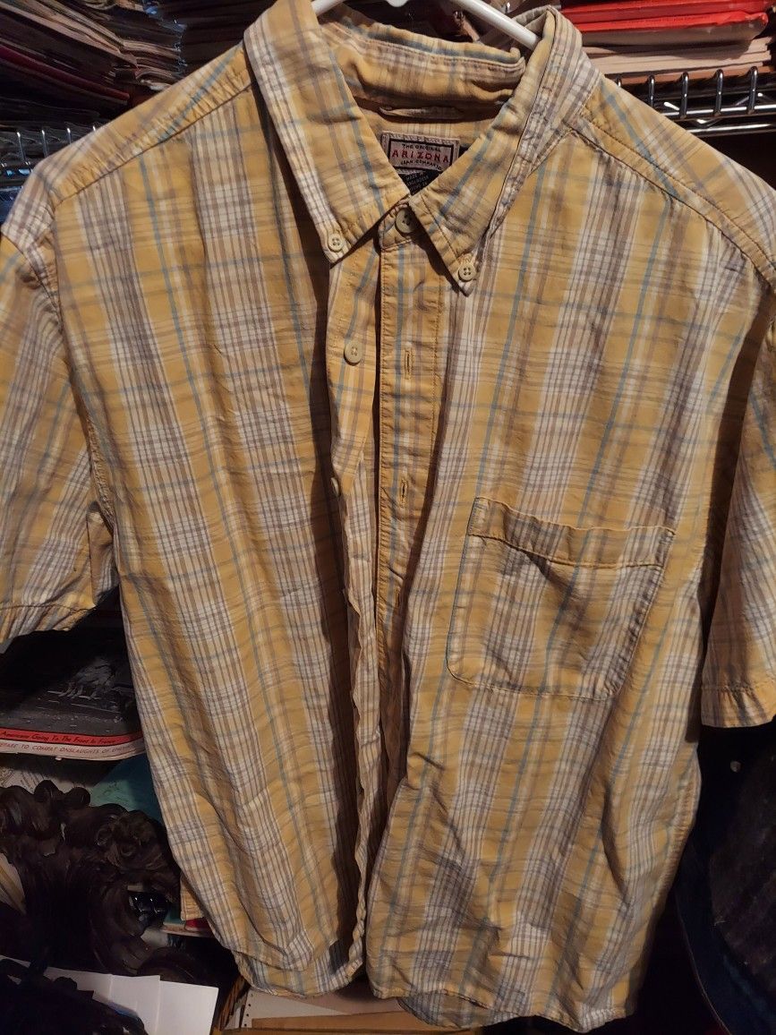 Vintage Arizona Jean Company Button Up Plaid Shirt
